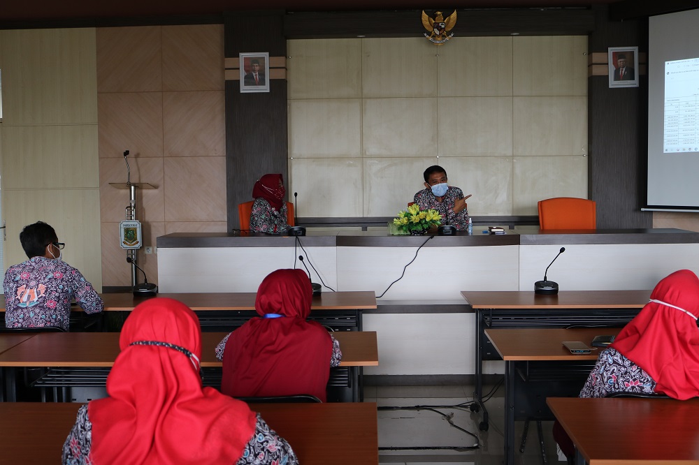 Rapat Staff Monitoring dan Evaluasi Capaian Program & Kegiatan Inspektorat Tahun Anggaran 2020