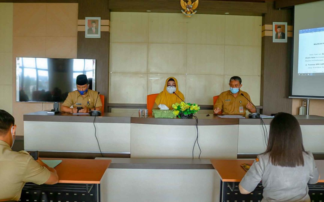 Rapat Penyelesaian Kerugian Daerah Kota Mojokerto