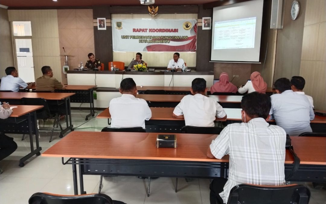 Rapat Koordiasi Unit Pemberantasan Pungli (UPP) Kota Mojokerto